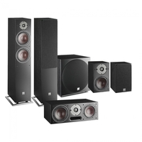 DALI OBERON 7 5.1 Speaker Package w/ E-12F Subwoofer Black Ash