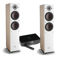 DALI OBERON 7C Active Speakers (Pair) w/ Sound Hub / BluOS Oak