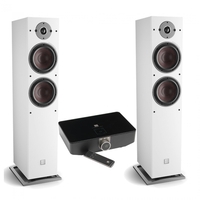 DALI OBERON 7C Active Speakers (Pair) w/ Sound Hub / BluOS White