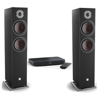 DALI OBERON 7C Speakers (Pair) w/ Sound Hub Compact Black Ash