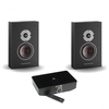 DALI OBERON On Wall C Active Black Ash Speakers (Pair) w/ Sound Hub w/ BluOS Module