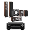Denon AVC-X3700H AV Receiver & OBERON 5 5.1 Speaker Package Walnut