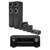 Denon AVC-X3700H AV Receiver & Q 3050i 5.1 Speaker Package Black