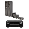 Denon AVC-X3700H AV Receiver & Q 3050i 5.1 Speaker Package Grey
