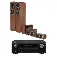 Denon AVC-X3700H AV Receiver & Q 3050i 5.1 Speaker Package Walnut