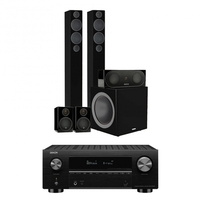 Denon AVC-X3700H AV Receiver & Radius 270 Speaker Package Black