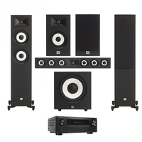 Denon AVC-X3800H & JBL A180 5.1 Speaker Package Black