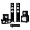 Denon AVC-X3800H & Monitor Silver 300 5.1 Speaker Package Black