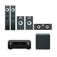 Denon AVC-X4700 Black & Bowers & Wilkins 603 S2 5.1 Speaker Package