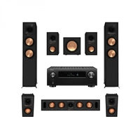 Denon AVC-X4700 Black & Klipsch R-600F 5.1.2 Speaker Package Black