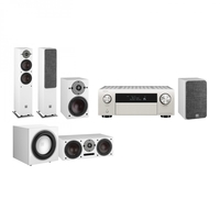 Denon AVC-X4700 Silver & Dali Oberon 5 5.1 Speaker Package White