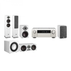 Denon AVC-X4700 Silver & Dali Oberon 5 5.1 Speaker Package White