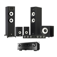 Denon AVC-X4700H Black & JBL Stage A190 5.1 Speaker Package