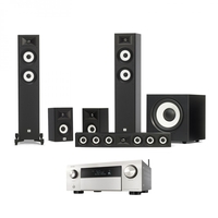 Denon AVC-X4700H Silver & JBL Stage A170 5.1 Speaker Package