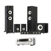 Denon AVC-X4700H Silver & JBL Stage A190 5.1 Speaker Package