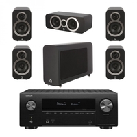 Denon AVR-X2700H AV Receiver & 3010i 5.1 Speaker Package Black