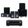 Denon AVR-X2700H AV Receiver & Bronze 50 5.1 Speaker Package Black