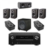 Denon AVR-X2700H AV Receiver & Diamond 5.1.2 Speaker Package Black