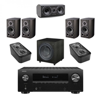 Denon AVR-X2700H AV Receiver & Diamond 5.1.2 Speaker Package Black