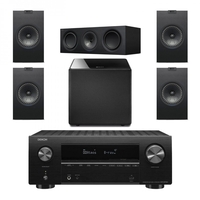 Denon AVR-X2700H AV Receiver & KEF Q150 5.1 Speaker Package Black