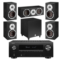 Denon AVR-X2700H AV Receiver & Spektor 2 5.1 Speaker Package Black