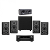 Denon AVR-X2800H & Diamond 5.1 Speaker Package Carbon Fibre