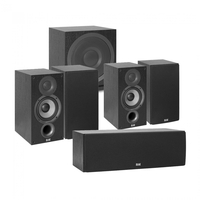 ELAC Debut B6.2 5.1 Black Ash Vinyl Speaker Package