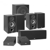 ELAC Debut B6.2 5.1.2 Black Ash Vinyl Speaker Package