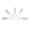 Fisual Adhesive Cable Ties White 10 Pack