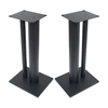 Fisual Duo Speaker Floor Stands 600mm Matte Black (Pair)