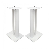 Fisual Duo Speaker Floor Stands 600mm Matte White (Pair)