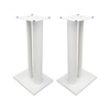 Fisual Duo Speaker Floor Stands 600mm Matte White (Pair)