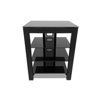 Fisual Dynami Matt Black Hi-Fi Rack - Nearly New
