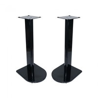 Fisual Dynami Uno Gloss Black Speaker Stands 600mm (Pair)