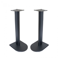 Fisual Dynami Uno Matte Black Speaker Stands 750mm (Pair) - Nearly New