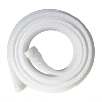 Fisual Expandable Zip Up Cable Tidy White 2m