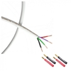 Fisual S-Flex Bi-Wire 4 x 2.5mm Speaker Cable w/Surefix Banana 3m