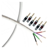 Fisual S-Flex BiWire 4x2.5mm Speaker Cable w/A to S Metal Airloc 3m