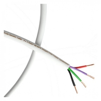 Fisual S-Flex Studio Grade White Bi-Wire Speaker Cable 4 x 2.5mm 5m