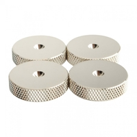 Fisual Silver Speaker Spike Shoes (8 Pack)