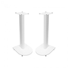 Fisual Uno Speaker Floor Stands 500mm Matte White (Pair)