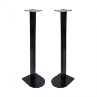 Fisual Uno Speaker Floor Stands 900mm Gloss Black (Pair)