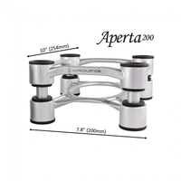 IsoAcoustics Aperta 200 Silver Stands (Pair) - Nearly New