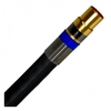 Ixos Dual Shielded Black Custom Aerial/Satellite Cable (M To F) 2m