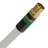 Ixos Quad Shield White Custom Made Aerial / Satellite Cable