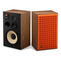 JBL L100 Classic 3-Way Stand Mount Speakers (Pair) Orange
