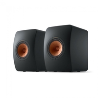 KEF LS50W MKII Carbon Black Wireless Speakers (Pair)