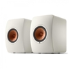KEF LS50W MKII Wireless Speakers (Pair) Mineral White