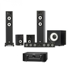 Marantz SR6015 AV Receiver & JBL Stage A170 5.1 Black Speaker Package