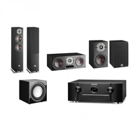 Marantz SR6015 Black & Dali Oberon 5 5.1 Speaker Package Black